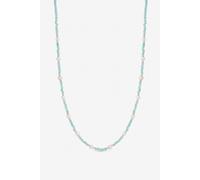 Inicio Women's Sterling Silver Turquoise & Pearl Necklace - Gift Pouch Inicio Silver One Size