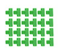 INIFLM 48 pcs Plastic Greenhouse Clamps Clips, Film Row Cover Netting Tunnel Hoop Clip Greenhouse Film Clamps for Season Plant Extension Support (19mm)