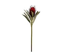 INIFLM Simulated Emperor Flower, Faux Flower Stems, Single Branch Pro Emperor Flower Wedding Decoration, Artificial Spring Flower Long Stem Floral Arrangement Farmhouse Home Decoration (Red)