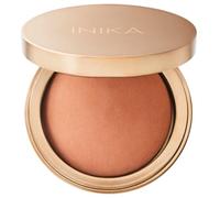 INIKA Baked Mineral Bronzer | Golden Summer Glow and Contour with 100% Natural Ingredients, Blendable Formula, Firms + Hydrates Skin. Talc Free Formula with Skincare Ingredients. Sunkissed