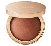 INIKA Baked Mineral Bronzer | Golden Summer Glow and Contour with 100% Natural Ingredients, Blendable Formula, Firms + Hydrates Skin. Talc Free Formula with Skincare Ingredients. Sunbeam