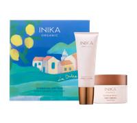 INIKA Organic Hydrating Day Duo | Cream Cleanser + Day Cream Moisturiser. Special Edition Gift Set. Hydrates, Nourishes + Protects with Vegan, Non-Toxic Sensitive Skincare