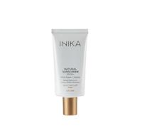 INIKA Natural Sunscreen SPF50+ | Sun Protection + Skincare. Prevents UV Damage + Anti-Ageing Pink Algae & Jojoba Oil. Broad Spectrum, 100% Mineral Non-Nano Zinc Oxide. 50mL