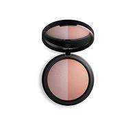 INIKA Organic Mineral Baked Blush Duo - Vegan, Cruelty-Free Makeup with Hydrating Squalane and Antioxidant-Rich Magnolia Bark Extract, Complementary Rose and Peach Hues for Radiant Glow,30 ml (Pink)