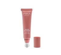 INIKA Organic Tinted Lip Serum | Ceramide + Peptide Infused, Sheer Wash of Color, Plumps, Softens, Smooths, Hydrates + Repairs. Natural & Vegan (Peony)