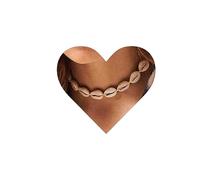 Inilbran Bohemia Shell Choker Necklace Vintage Cowrie Shell Necklace Choker Summer Beach Seashell Necklace Chain Minimalist Corded Seashell Chain Necklace Jewelry for Women and Girls