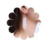 Inilbran Boho Acrylic Flower Drop Earrings Vintage Resin Flower Dangle Earrings Long Flower Floral Tassel Earrings Wedding Bridal Flower Earrings Jewelry for Women and Girls