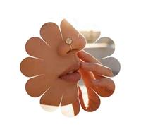 Inilbran Boho Crystal Flower Clip On Nose Ring Vintage Flower Cuff Hoop Nose Ring Gold CZ Flowers Fake Nose Ring Flowers Non Pierced Nose Ring Jewelry for Women