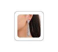 Inilbran Boho Exaggerate Teardrop Dangle Earrings Vintage Textured Long Waterdrop Earrings Silver Punk Large Teardrop Earrings Metal Water Drop Earrings Jewelry for Women and Girls