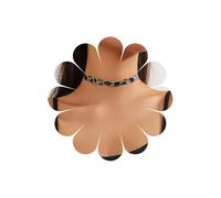 Inilbran Boho Leather Choker Necklace Vintage Leopard Print Necklace Brown Animal Print Necklace Adjustable Chunky Leather Collar Necklace Jewelry for Women(Brown 2)