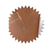 Inilbran Boho Rhinestone Hamsa Choker Necklace Gold Crystal Hamsa Choker Necklace Bling Cz Fatima Hand Pendant Necklace Vintage Hamsa Hand Necklace Jewelry for Women and Girls