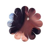 Inilbran Boho Sea Shell Earrings Gold Cowrie Shell Drop Earrings Vintage Cowrie Seashell Dangle Earrings Summer Beach Cowrie Shell Earrings Jewelry for Women and Girls