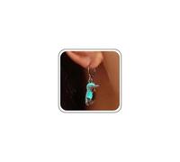 Inilbran Boho Turquoise Bird Drop Earrings Tribal Turquoise Kingfisher Bird Earrings Blue Turquoise Hummingbird Earrings Ethnic Turquoise Dangle Earrings Jewelry for Women and Girls