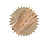 Inilbran Punk Layered Finger Ring Bracelet Silver Curb Chain Wrist Bracelet Bracelet Vintage CZ Crystal Slave Bracelet Hand Chain Bracelet Jewelry for Women and Girls