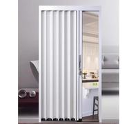 ININOSNP Aluminum Folding Door Folding Door Aluminum Accordion Door Internal Sliding Door for Kitchen Pantry Doorway(30x80in(76x203cm))