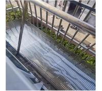 ININOSNP Balcony protection Perforated Sheet Stainless Steel 304 Stainless Steel Perforated Plate, Metal Perforated Sheet(15x50cm)