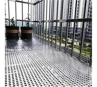 ININOSNP Balcony protection Perforated Sheet Stainless Steel 304 Stainless Steel Perforated Plate Metal Perforated Sheet, Balcony Protection Anti-Theft Leak-proof Window Pads(50x110 cm)