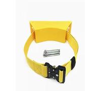 ININOSNP Gas fixed bracket Oxygen Cylinder Rack Plastic Oxygen Tank Rack with Expansion Screws, Wall Mount Oxygen Cylinder Shelf(Yellow)