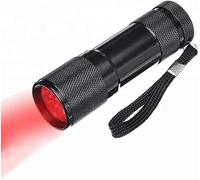 ININOSNP Handheld Vein Detector Convenient Vein Finder, Handheld Blood Vessel Display, Aluminum Alloy 9pcs LED Vein Flashlight, Suitable for Intern Medical Students Looking for Veins