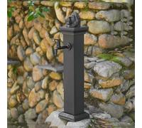 ININOSNP Outdoor water column Outdoor Frostproof Aluminium Bollard With Copper Tap For Garden And Terrace(B-72cm/28.3in)