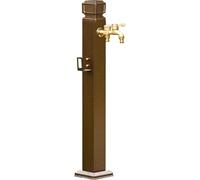 ININOSNP Outdoor water column Outdoor Stainless Steel Garden Stand Tap(Copper,14.5 * 95cm)