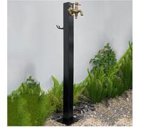 ININOSNP Outdoor water column Outdoor Stainless Steel Garden Water Column With Copper Tap(Style 3)