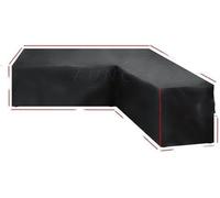 ININOSNP Rainproof thickened Outdoor Corner Sofa Cover V-Shaped Garden Wicker Furniture Dust Cover