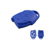 INION Remote Control Shell 3 Button Blue, Spare Key Fob for Ford Transit Bus, Van, Connect, Tourneo, Mondeo, Replacement Shell without Transponder