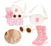 Initial Crossbody Belt Bag - Birthday & for 8-12 Year Old Girls, 白色, 7.8" x 2.4" x 5"