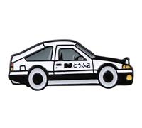 Initial D Akagi RedSuns Car Racing Manga Anime 1.25" Enamel Pin Badge by Pinstant