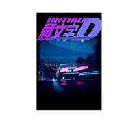 Initial D Anime 34 Canvas Poster Wall Art Decor Print Picture Paintings for Living Room Bedroom Decoration Unframe:20×30inch(50×75cm)