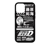 Initial D Graphic Text Black and White Manga Anime Case for iPhone 12 mini