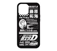 Initial D Graphic Text Black and White Manga Anime Case for iPhone 12 Pro Max
