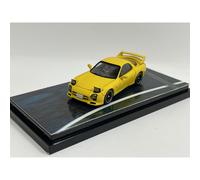 Initial D Mazda RX-7 FD3S Project D Yellow Diorama Set 1:64 Scale Hobby Japan HJ66007AD