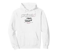 Initial D Project.D Varsity Style Logo Car Manga Anime Pullover Hoodie
