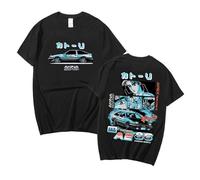 Initial D T-Shirt Takumi Fujiwara Top Ryousuke Takahashi T-Shirt Japanese Manga Initial D Clothing for Anime Fans