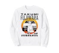 Initial D Takumi Fujiwara with Car Portrait Manga Anime Sweatshirt