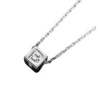 Initial Letter A B H U M Pandant Necklaces For Women Fashion Jewelry Collier Femme Alphabet Accessories Gifts