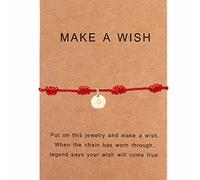 Initial Letter Bracelet Strings Braided 7 Knot Coin Letter Custom Name Bracelet for Women Men Lucky Birthday Gift Jewelry Amulet, adjustable, Paper, no gemstone