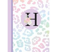 Initial letter "H" Composition Notebook: Writing Notebook Journal For Women, Girls, And Kids. Ideal For School, Office Use