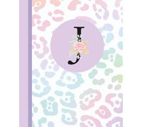 Initial letter "J" Composition Notebook: Writing Notebook Journal For Women, Girls, And Kids. Ideal For School, Office Use