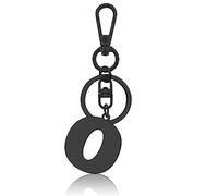 Initial Letter Keychain for Handbag Wallet Purses Backpack Monogram Letter Keychain Letter O Alphabet Keyring Metal Letter Key Ring for Friends Colleague Stainless Steel Letter Pendant Car Keyring