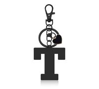 Initial Letter Keychain Gifts for Women Wife Girlfriend Daughter Letter A-Z Keyring Heart Initial Keychain Graduation Birthday Gift Alphabet Initials Keyring for Purse Backpacks Handbags (Letter T)
