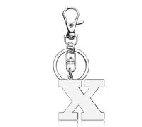 Initial Letter Keychain Letter X Alphabet Keyring for Handbag Wallet Purses Backpack Metal Letter Key Ring for Women Men Stainless Steel Letter Pendant Car Keyring Christmas Birthday Graduation Gifts