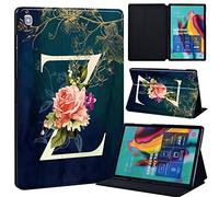 initial letter Printed FINDING CASE Fit Samsung Galaxy Tab S5e 10.5 Leather Cover 2019 SM-T720 / T725, PU Flip Leather Smart Lightweight Shell Stand Cover Case for Samsung Galaxy Tab S5e 10.5 2019