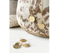 Initial medal, gold-plated jewellery Envie de fraise x "Un de ces Quatre" gold