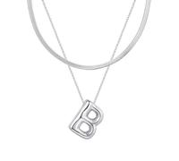 Initial s for Women, Gold Balloon Bubble Letter, Plated Dainty Personalized Puffy Name