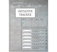 Initiative Tracker: Encounter Builder for RPG Games | Prep and Run Fast, Adaptable Combat Encounters | Tracker for RPG Games | For Tracking Conditions, HP, Player and Enemy Stats | 1 - 6 Players