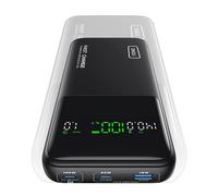 INIU 140W Power Bank, Compact 25000mAh High Capacity Portable Charger, PD QC Fast Charging USB C in&Out Tablet Powerbank, Battery Pack Phone Charger for Laptop, iPhone 16 15, iPad, MacBook