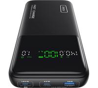 INIU 140W 27,000mAh Portable Charger - High-Capacity Power Bank with PD & QC Fast Charging | USB-C In/Out | Compact Laptop & Phone Battery Pack for MacBook, iPad, Samsung, Travel & Camping